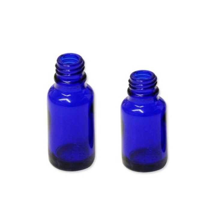 FRASCO VIDRIO AZUL 5 ML.