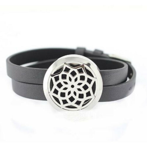 PULSERA AROMÁTICA CUERO