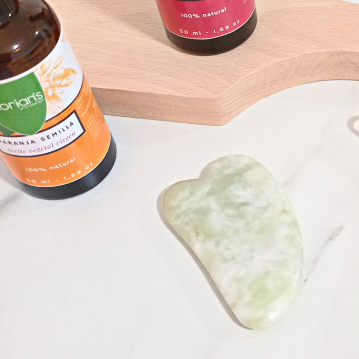 Gua Sha de Jade natural - Imagen 2