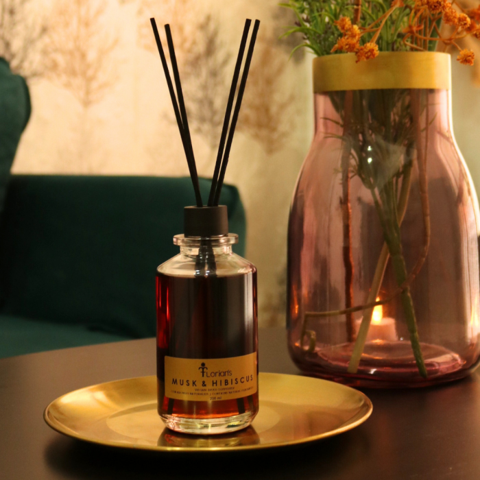 Musk & Hibiscus Reed diffuser 200 ml - Imagen 2
