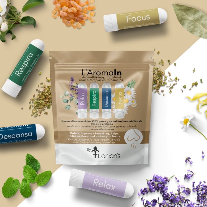L'aromain - Inhaladores nasales de aromaterapia - 4 unidades Relax, Respira, Descansa y Focus - Imagen 5