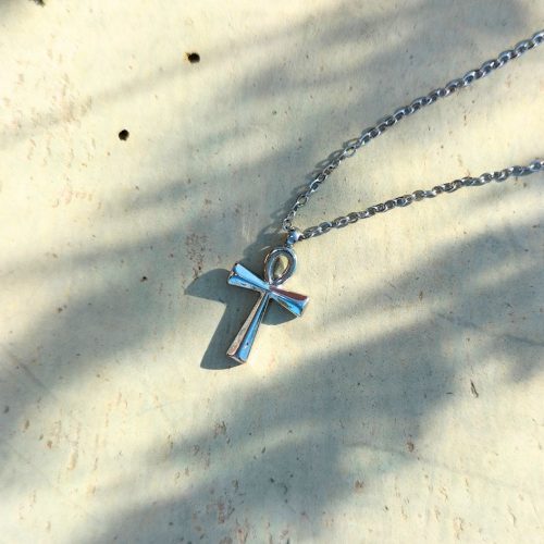 Collar Ankh Acero pequeño