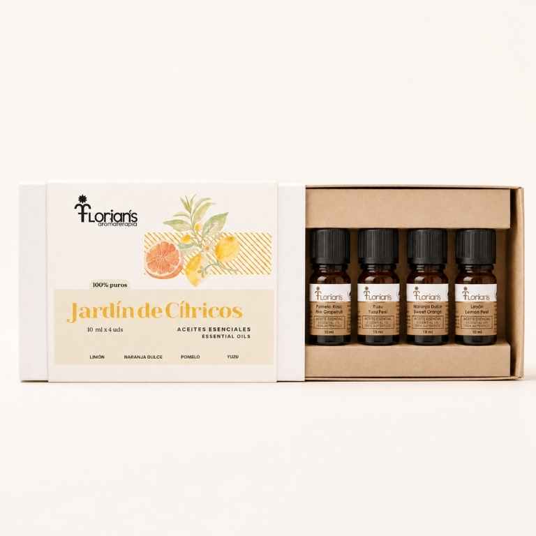 Kit de Aromaterapia Jardín de Cítricos – 4 Aceites Esenciales - Imagen 2